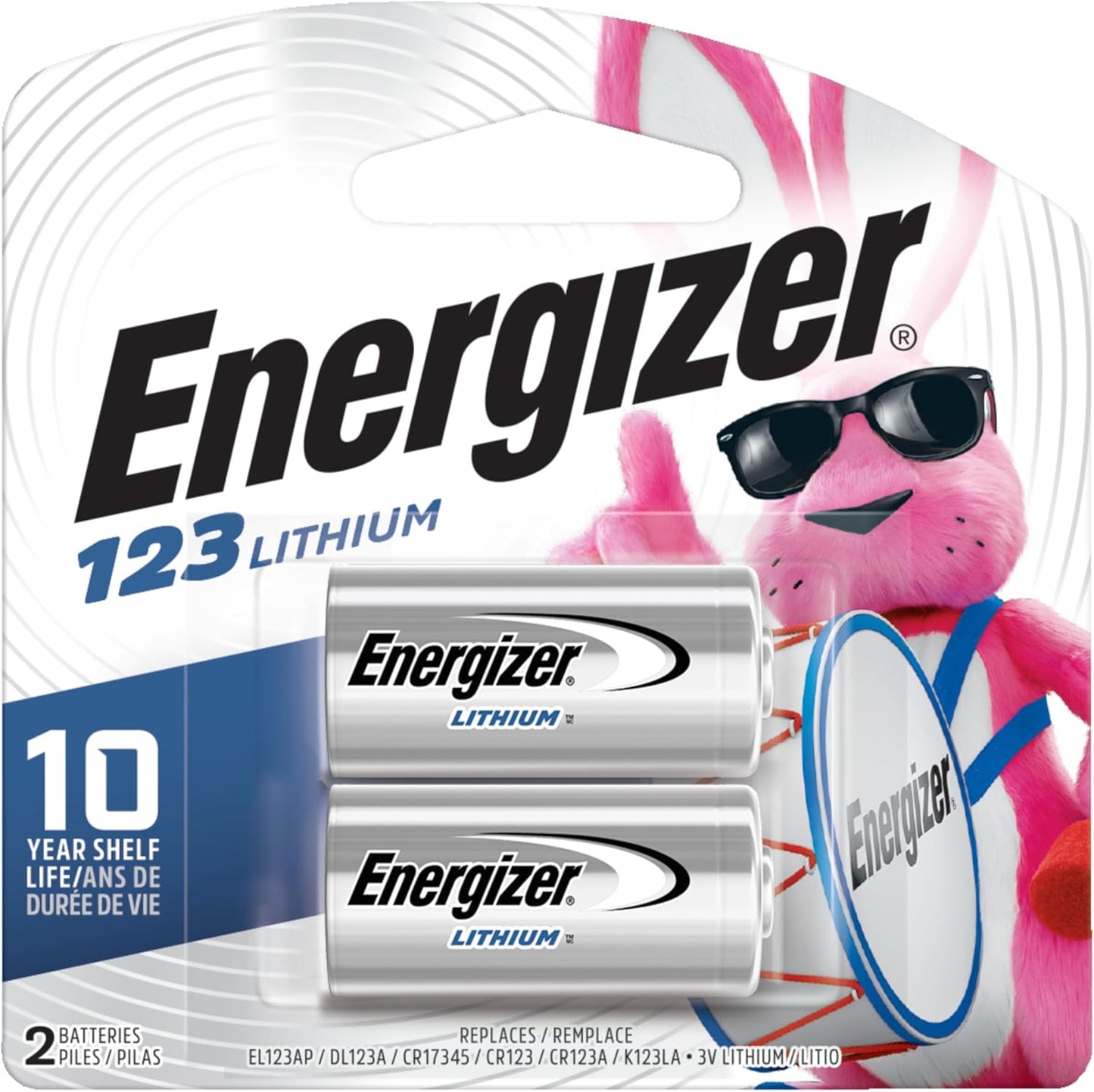 El123Apb-2 3 Volt Lithium Photo Battery, 0.32 Ounce, 123A 2 Count (EL123APB2)